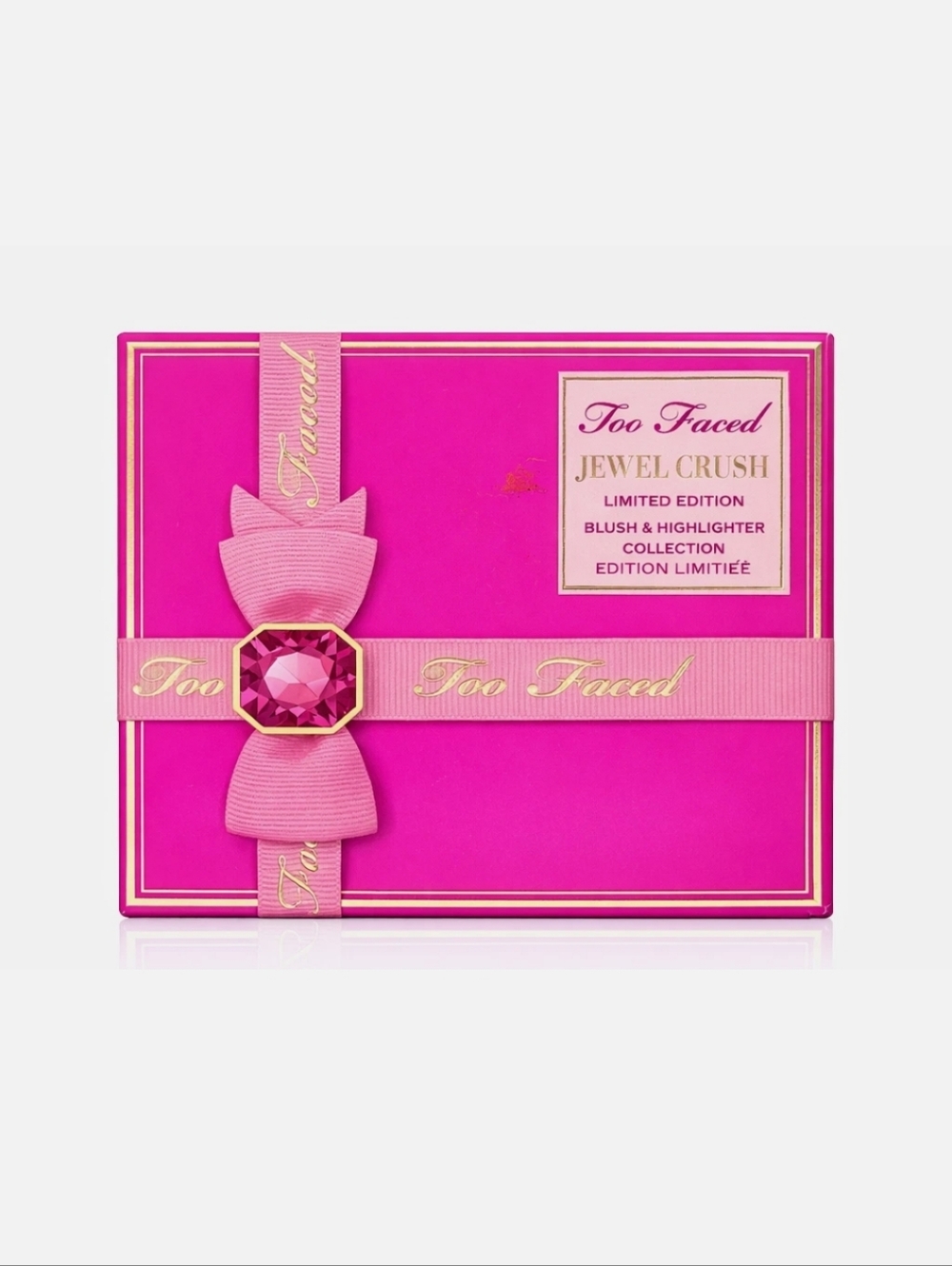 Too Faced Jewel Crush Blush & Highlighter Palette - Hot Pink
